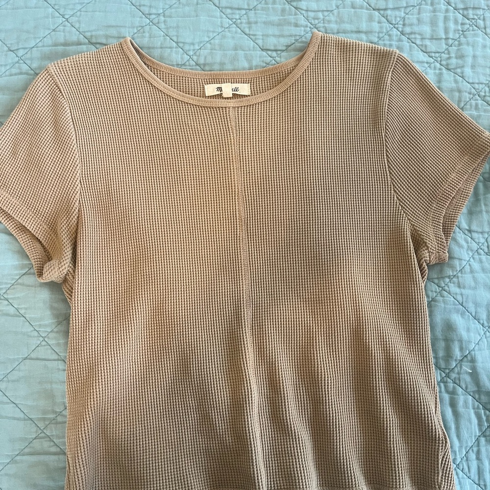 Madewell Beige Short Sleeve Tee